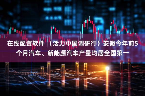 在线配资软件 （活力中国调研行）安徽今年前5个月汽车、新能源汽车产量均居全国第一